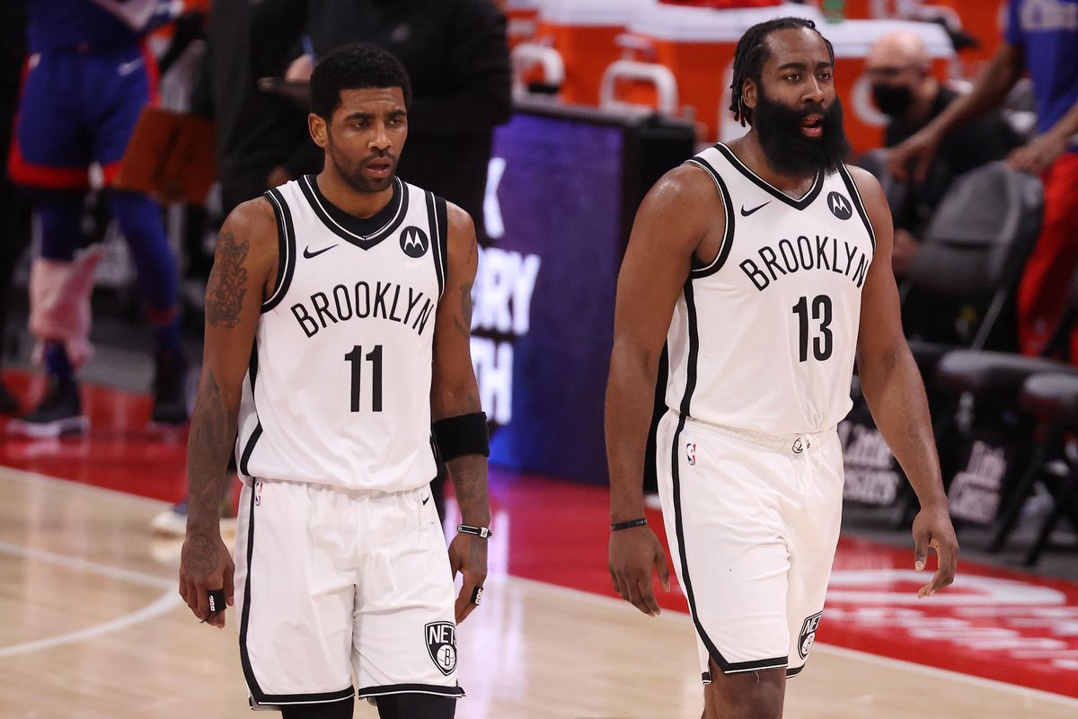 Nets’ Kyrie Irving Says He Shifted To Shooting Guard To Allow James Harden To Thrive At The Point