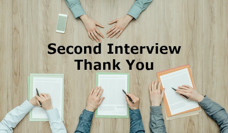 Second Interview Thank You