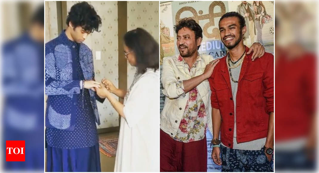 Babil Khan borrows Irrfan Khan’s clothes for Filmfare awards; reveals why his father hated walking the ramp wearing them | Hindi Movie News