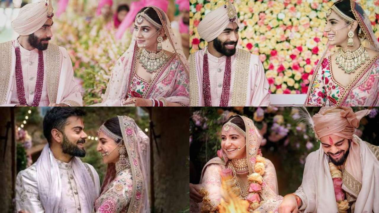 Netizens highlight similarities between Jasprit Bumrah-Sanjana Ganesan, Virat Kohli-Anushka Sharma wedding