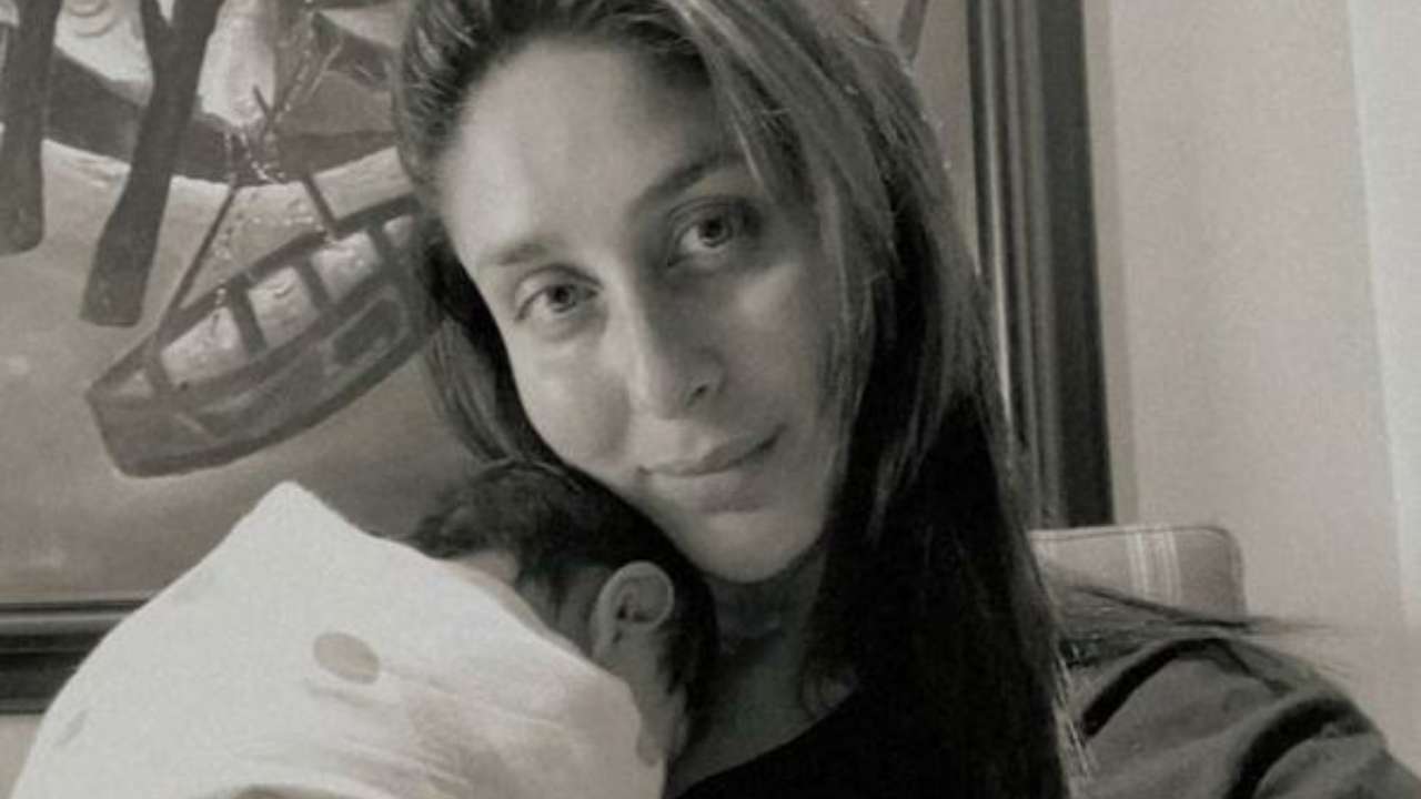 Kareena Kapoor Khan shares new photo ‘staring’ at her newborn son