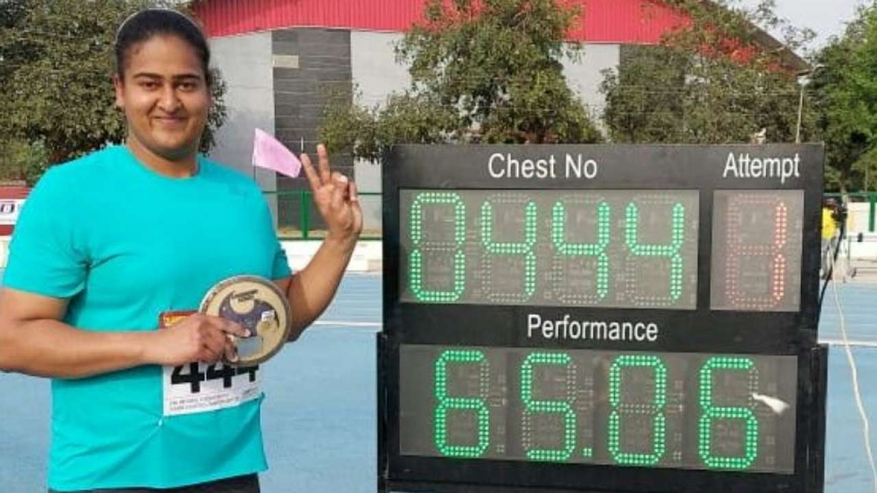 Kamalpreet Kaur breaks national record in women’s discus throw, qualifies for Tokyo Olympics