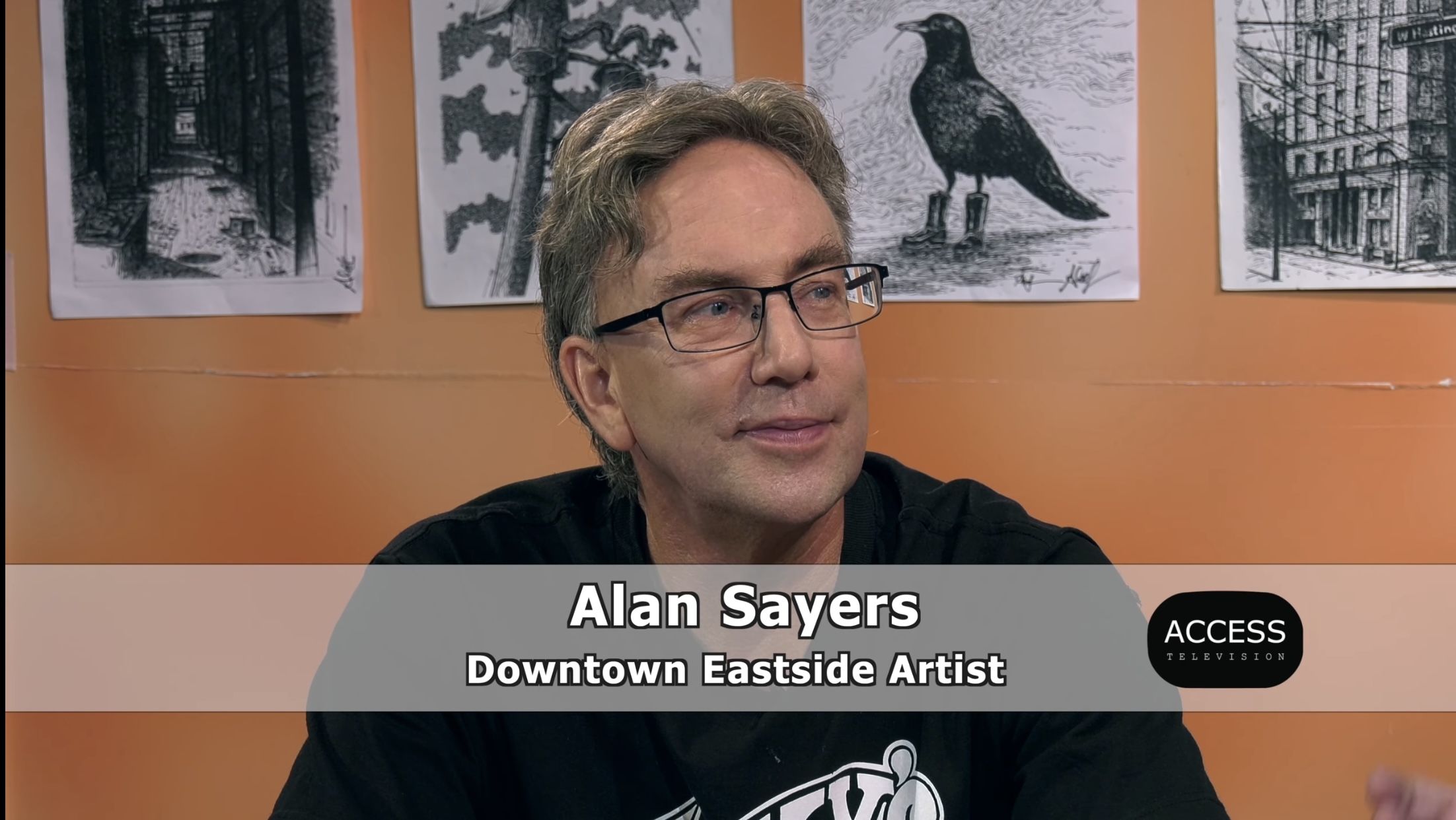 Portrait of the Artist, RIP Alan Sayers