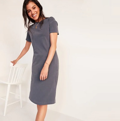 Frugal Friday’s Workwear Report: Vintage Garment-Dyed Midi T-Shirt Dress