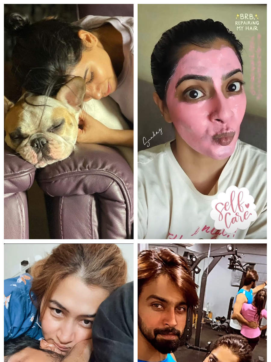 Tollywood celebs have a relaxing Sunday