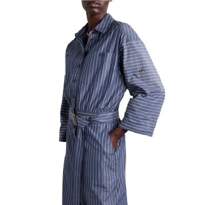 Splurge Monday’s Workwear Report: Belted Striped Cotton-Poplin Midi Shirtdress