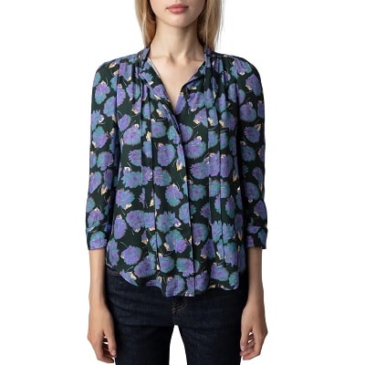 Tuesday’s Workwear Report: Touch Roses Tie-Neck Top