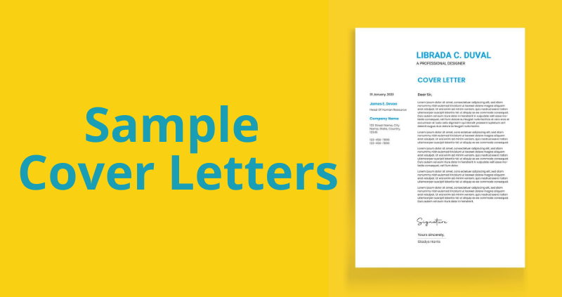50 Sample Cover Letters