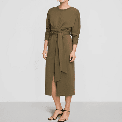 Wednesday’s Workwear Report: Wei Organic Cotton Tie-Front Dress